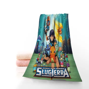 

New Anime Slugterra Towels Multiple Color Microfiber Beach Bath Towel Sports Face Towel Customizable Printing Bath Towels