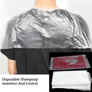

100/300 PCS Disposable Hair Cutting Capes Hairdressing Home Dyeing Barber Apron Shampoo Water-Proof Film Flush Pad