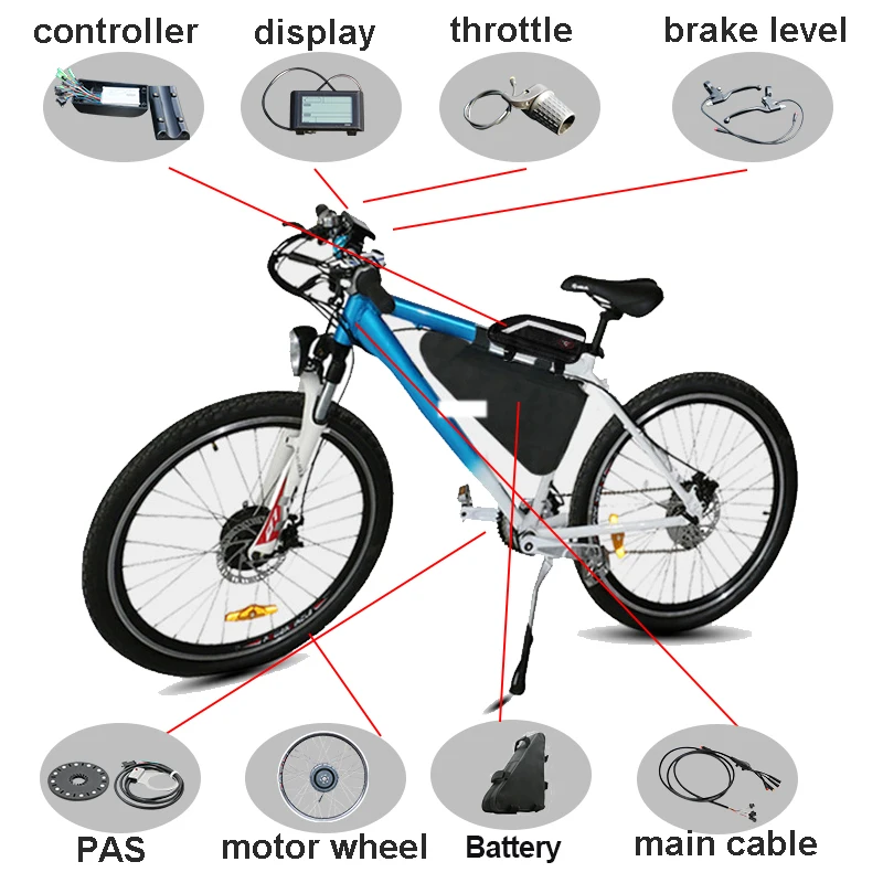 36V500W Ebike Conversion Kit 20''26''700C Electric Motor Wheel 21AH Battery Electric Bicycle Kit E Bike kit Bicicleta Electrica 36V500W Ebike Conversion Kit 20''26''700C Electric Motor Wheel 21AH Battery Electric Bicycle Kit E Bike kit Bicicleta Electrica