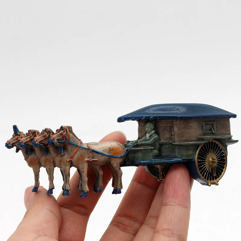 Терракотовые воины династии Цинь древний Китай сувениры 3d магнит на холодильник