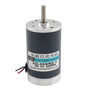 

Safe No-Spark Permanent Magnet Direct Brushless DC 24V Motor 10W 3000rpm Speed Regulating Motor Pure Copper Positive Reversal