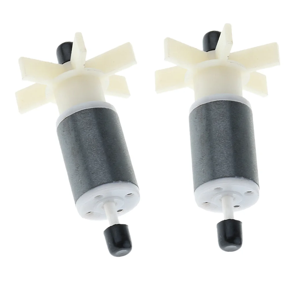 2 Pcs Professional Replacement Rotor Aquarium Canister Filter Spare Rotor Impeller For Aqua Pump