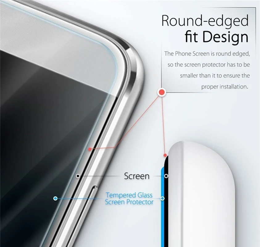 Smartphone 9H Tempered Glass for Elephone U2 GLASS Protective Film ON Elephone U2  6.26