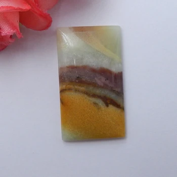 

Wholesale gemstone,Natural Gems Amazonite Hand Custom Charms Cabochon 35x21x5mm,7.9g