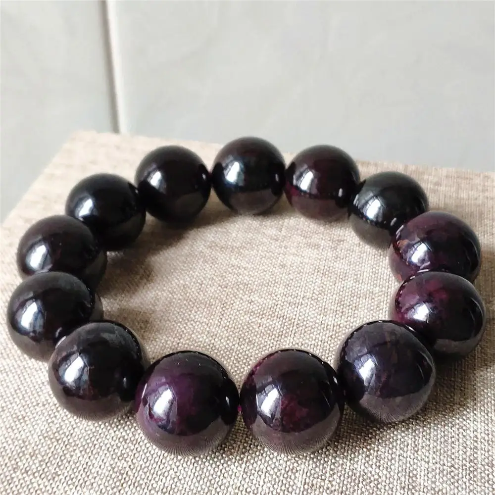 

100% Natural Purple Sugilite Bracelet South Africa Gemstone Round Beads 17mm Woman Man Lucky Love Gift AAAAA