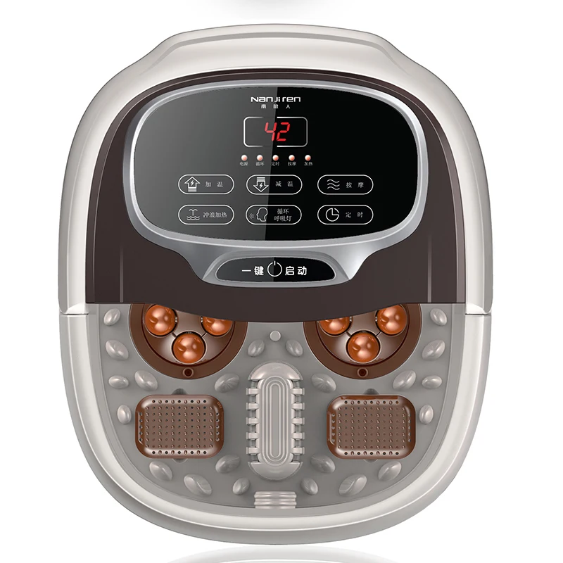 US $184.00 Multifunctional Fully Automatic Electric Roller Feet Heating Foot Tub Massage Machine Foot Spa Bath Massager