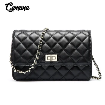 

Fashion Brand Classic Chain Bags Diamond Lattice Cowhide Leather Women Shoulder Bag Crossbody Bags For Women Messenger Bag