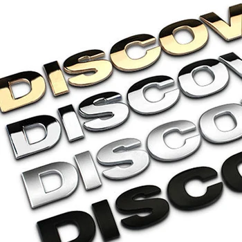 

New Front Hood Logo Found Word Car Styling ABS Car Modification Stickers, for Land Rover Car Letter Logo Decoration Supplies