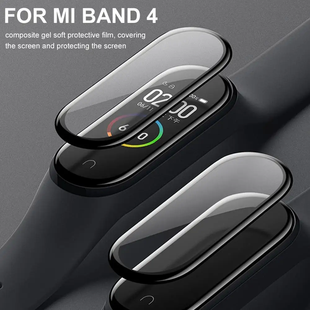 Закаленное стекло для Xiaomi mi Band 4, защитная пленка для экрана для Xiao mi 4 Band, устойчивое к царапинам защитное стекло