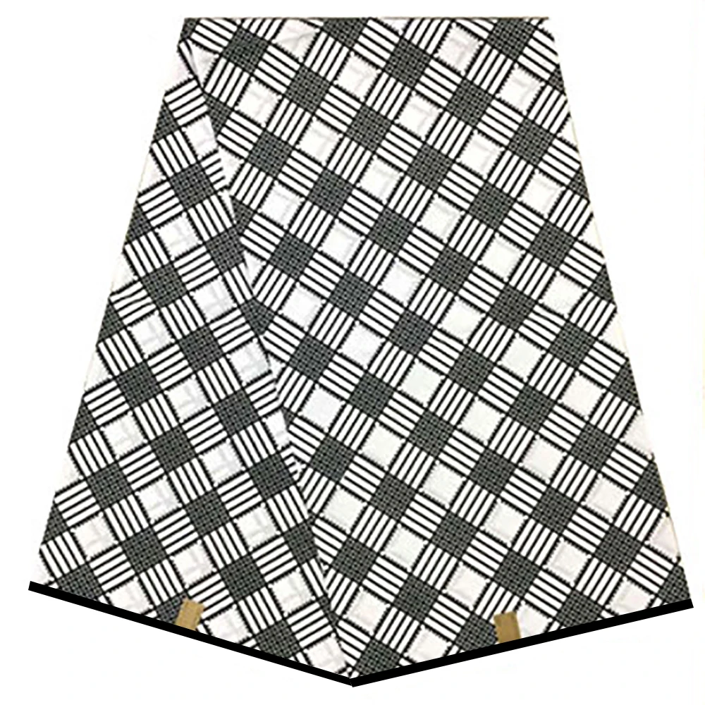 Nigerian style high quality 6 yard veritable real 100% cotton wax fabric Ankara African print V | Дом и сад