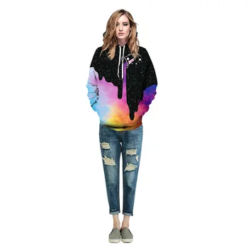 

Fashion 3D Star Sky Printed Women Hoodies Casual Loose Female Hooded Sweatshirt Tracksuit Unsex Autumn Lady Pullovers