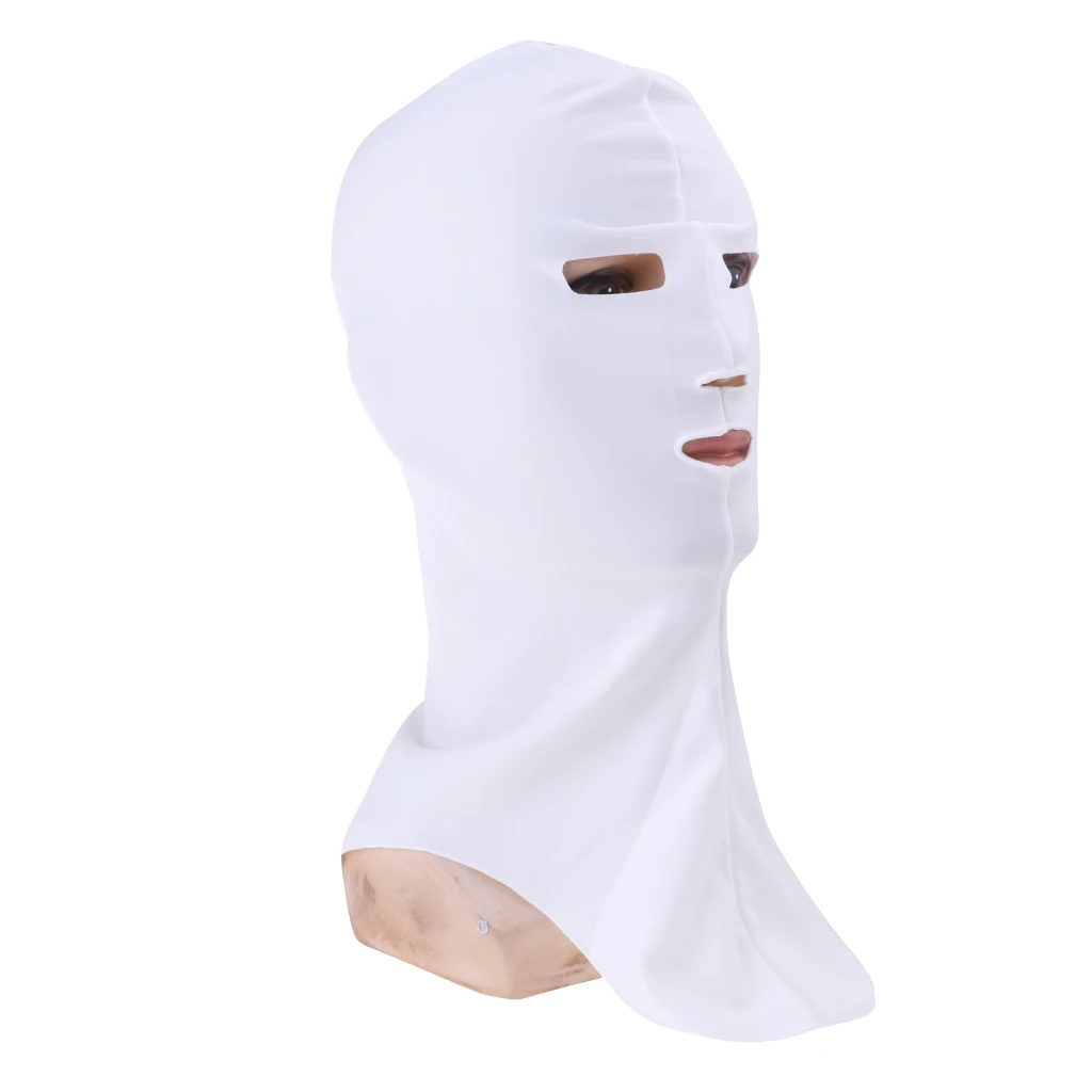 Swiming Diving Wetsuit Hood UV Sun Protection Full Face Mask Head Neck Cover Face Bikini Elastic Swim Cap