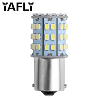

YAFLY 1156 BA15S P21W Car LED Brake Light 1157 BAY15D T20 W21/5W 7443 1206 64SMD Backup Reserve Lights Auto Turn Signal Lamp 12V