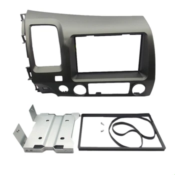 

Radio Stereo Install Double Din Dash Kit Panel Fits 2006-2011 Honda Civic
