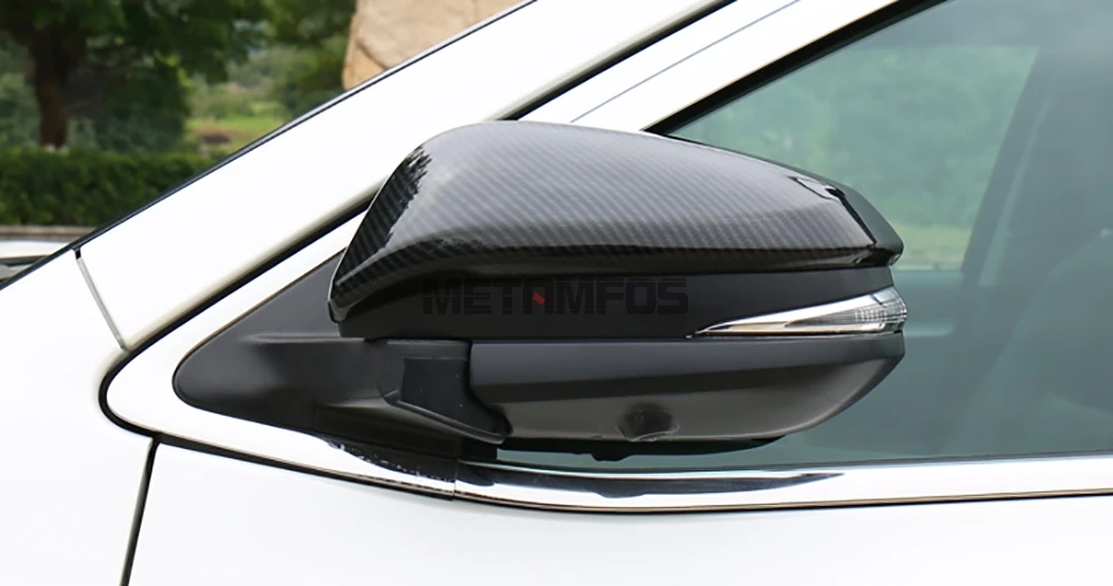 Для Toyota Highlander- боковое зеркало заднего вида для двери Накладка из углеродного волокна внешние аксессуары для автомобиля Стайлинг