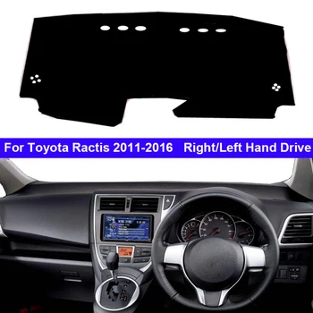 

Car Inner Dashboard Cover For Toyota Ractis 2011 - 2016 Auto Dash Mat Carpet Cape Anti-sun Sun shade Dashmat 2015 2014 2013 2012