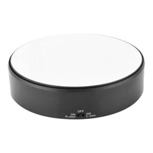 360 градусов электрический поворотный дисплей стенд Регулируемая вращающаяся скорость поворотный стол косметические ювелирные изделия часы зеркало поверхность Показать держатель