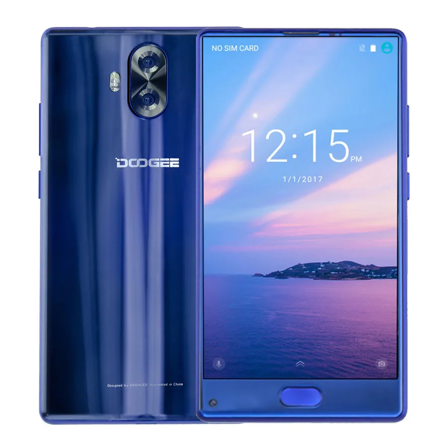 Смартфон DOOGEE MIX Lite с двойной камерой 5,2 ''MTK6737 четырехъядерный процессор 2 ГБ+ 16 ГБ Android 7,0 3080 мАч мобильный телефон с отпечатком пальца - Цвет: Blue