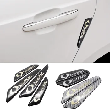 

Car Door Side Emblem Protection Stickers Exterior Accessories for Ssangyong ActYon Tivolan Korando Rodius Rexton Kyron Tivoli