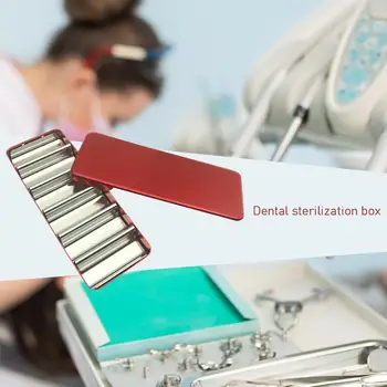 

Aluminum Dental Block Holder Sterilizer Case Disinfection Endo For Dentist Box Rack Box Sterilization Dental S6D5