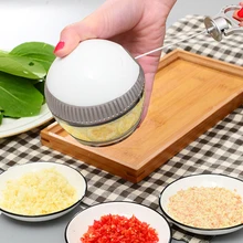 Мини ручной измельчитель для овощей и еды ручной измельчитель для чеснока кухонный инструмент измельчитель для овощей и фруктов ручной измельчитель для чеснока