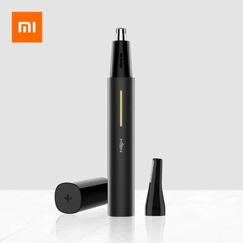 

2-in-1 Electric Nose Hair Trimmer Portable Nose Hair Temple Eyebrow Shaver Clipper Waterproof Safe Cleaner Tool for Men