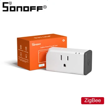 

SONOFF S31 Lite US Mini Wifi Socket Smart Wireless Power Switch 15A Timer Plug Works With Alexa Remote Control For Smart Home