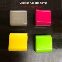 

for iPhone Fast Charger Adapter 18W/20W Fast Charger Protector Case Plain Colored Transparent Soft TPU Cover