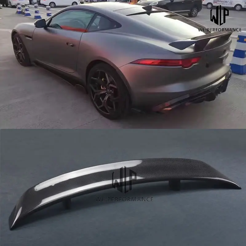 F-TYPE высококачественный задний спойлер для багажника из углеродного волокна Jaguar