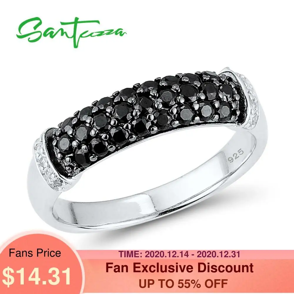 SANTUZZA-bagues en argent Sterling 925 pour femmes, bijoux de fête, à la mode, en zircone cubique, 2017 ► Photo 1/6