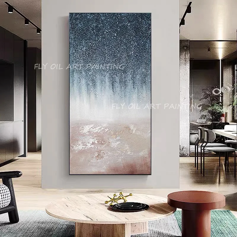 

100% ручная работа, высокое качество, пейзаж, простая масляная живопись, настенное изображение для гостиной, украшение для дома, без рамки, подарок