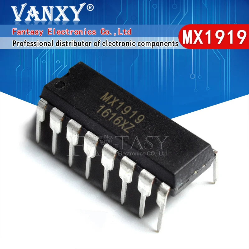5pcs MX1919 DIP-16 IC Chip - MX 1919 DIP16 Electronic Component