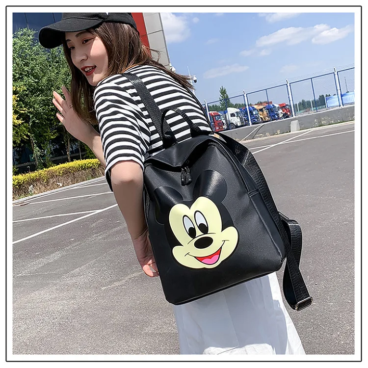 Disney Микки Маус женский походный рюкзак принцесса большая школьная сумка для девочки милый рюкзак женская модная сумка-клатч Минни сумка на плечо
