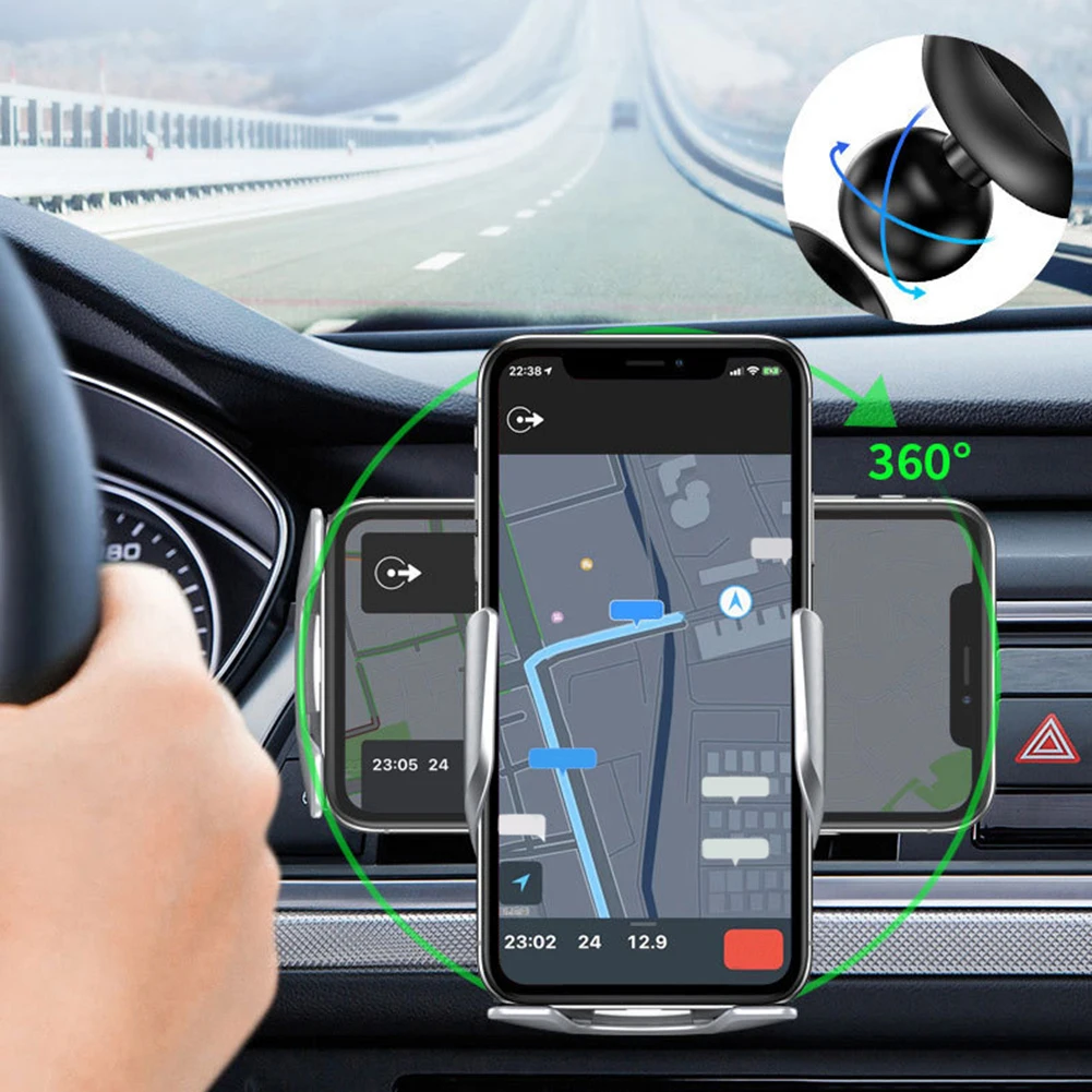 S7 15 Вт держатель на вентиляционное отверстие автомобиля Qi Беспроводное зарядное устройство Быстрая зарядка Телефон стенд держатель автомобильные аксессуары интерьер