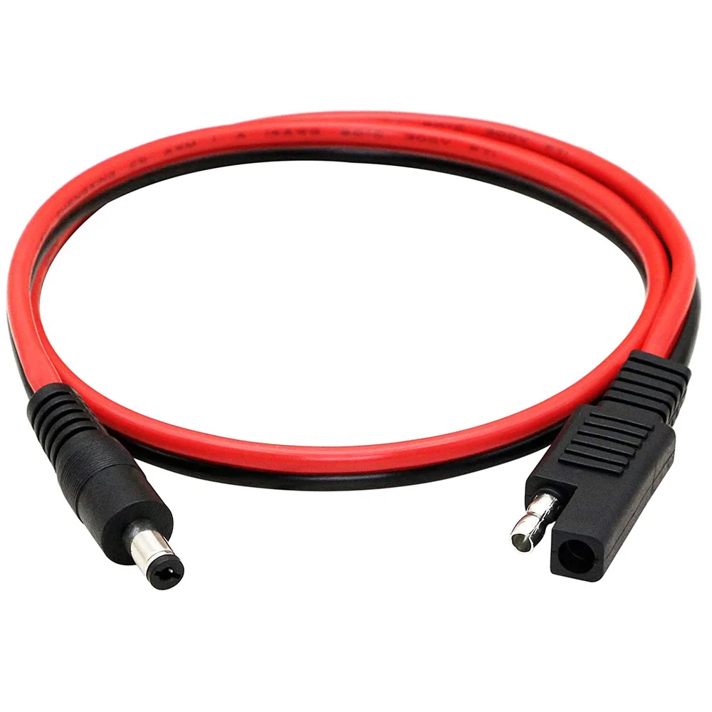 Extension Cable SAE to DC 5521 Male Female 60cm for Portable Powers