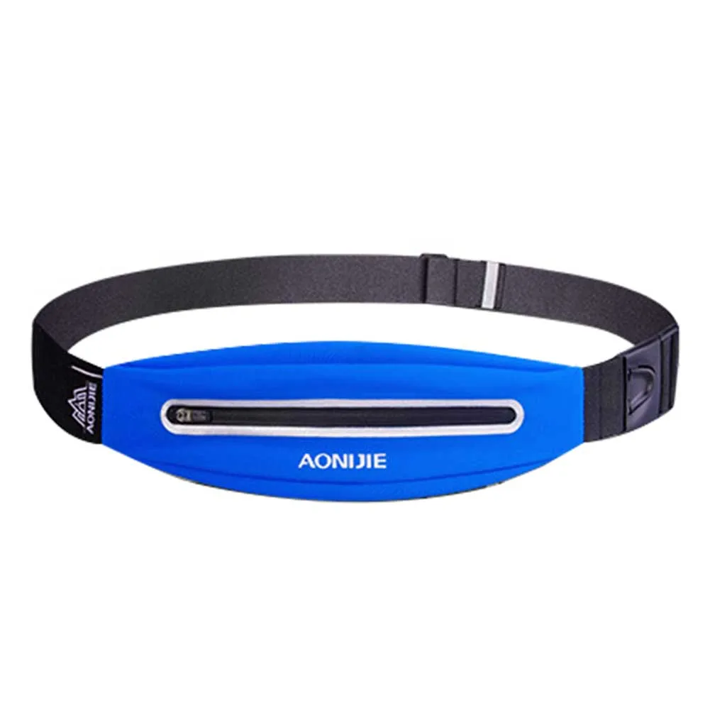 Anti Theft Hiking Practical Camping Waterproof Fitness Outdoor Running Reflective Design Mobile Phone Sport Waist Bag Adjustable
