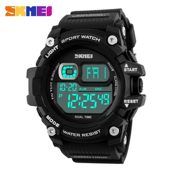 

Skmei Outdoor Sport Watch Men Chorono Digital Watch Countdown 5Bar Waterproof Date Week Multifunction Wrist Watches for Men