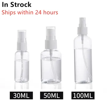 

30/50/100ml Refillable Bottles Travel Transparent Plastic Perfume Bottle Atomizer Empty Small Spray Bottle toxic free Nebulizer
