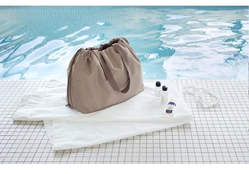 

Korean Waterproof Full Nylon Shoulder Handbag Multi-separation Belt Storage Bag Medium Bag Shrinking Travel Bag