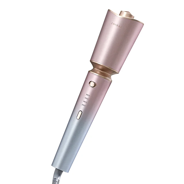 Buy ZHIBAI Automatic Curling Iron Stick Pink Anti-Scalding Shell Thermostatic Hair Styling Tools Wave Iron Stick Big Wave Curler in Saudi Arabia