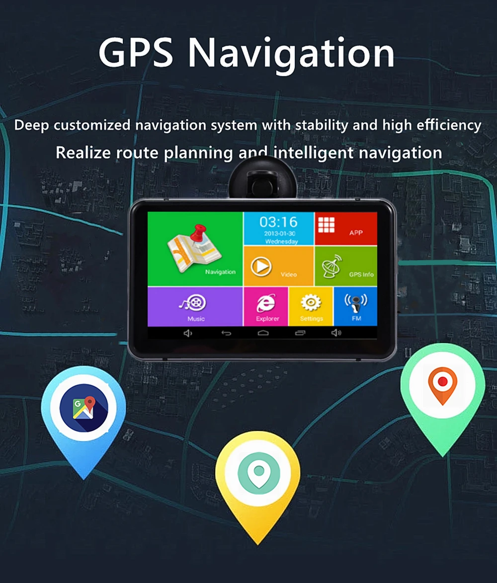 ODIS " HD Автомобильный Android gps навигатор FM Bluetooth AVIN Navitel Европа карта грузовик gps навигаторы Автомобильный DVR видео рекордер
