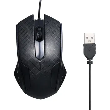 

3-Button USB Optical Wired Mouse with 1.1M Cord Compatible with Windows 7/8/10/XP MacOS