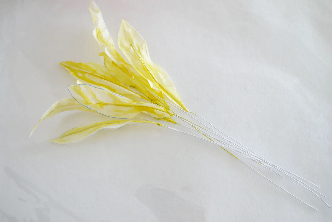 White Floral Wire, Wedding Flower Wire, 20Gauge, 130 Pieces per Pack