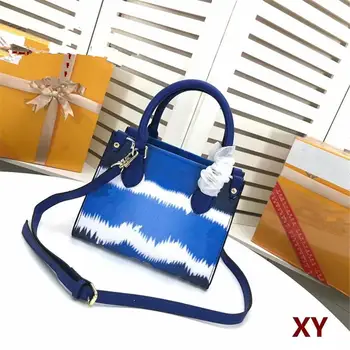 

2020 Luxury Famous Brand Women Bags Designer Lady Classic Plaid Shoulder Crossbody Bags Leather Women Messenger Handbags