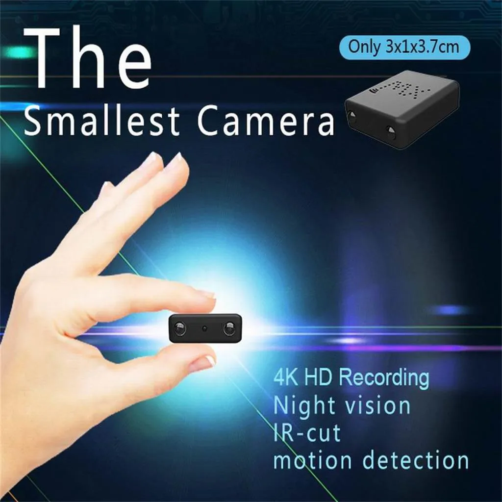 Самая маленькая камера Wifi IP мини камера Full HD 4K камера ночного видения микро камера Обнаружение движения Мини DVR камера мини видеокамера 8,6