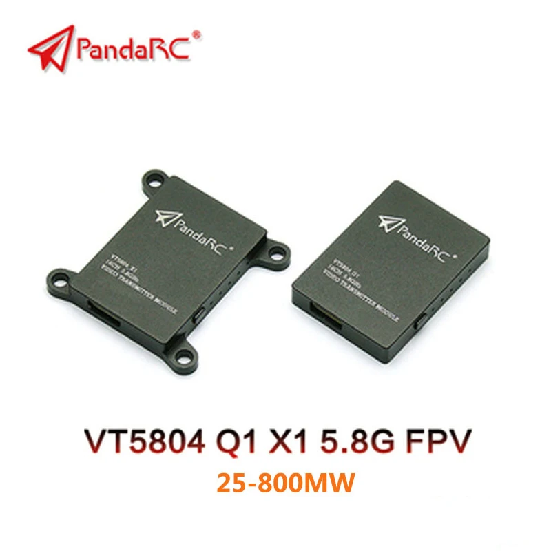 Видеопередатчик PandaRC VT5804 Q1 X1 5 8G 25 МВт-800 МВт 16CH с MMCX SMA/RP-SMA и Foxeer Lollipop 2 V2 Антенна для