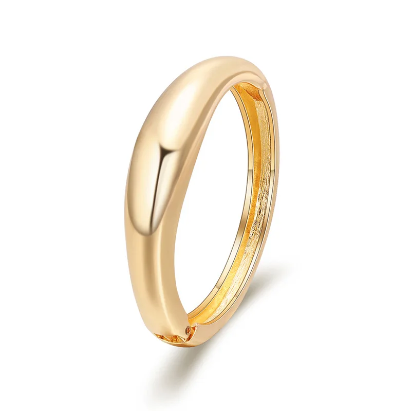 Minimalism Wide Line Alloy Bangles& Bangles Trendy Charm Bracelets Jewelry For Women Love Wedding Gifts bangle bracelet