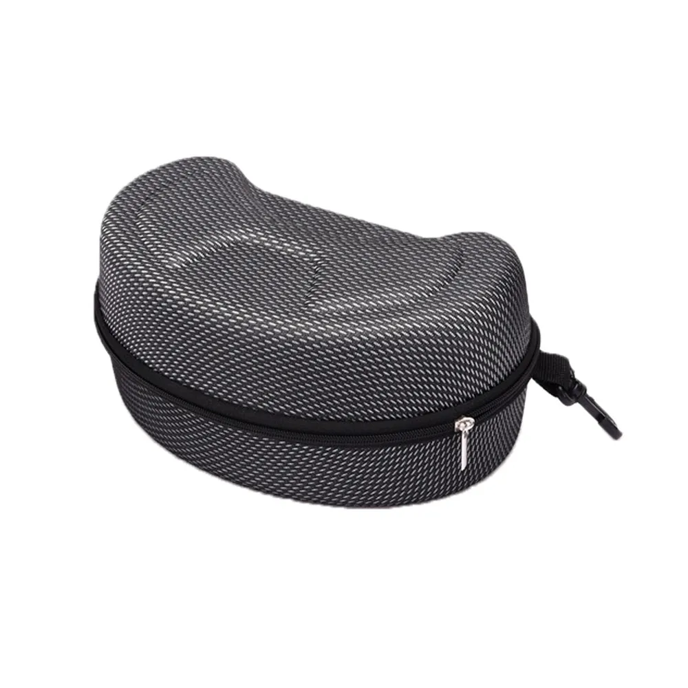 Портативный карабин глаз очки жесткий чехол для солнцезащитных очков протектор Коробка держатель Фиолетовый мотоцикл очки сумка для защитных очков