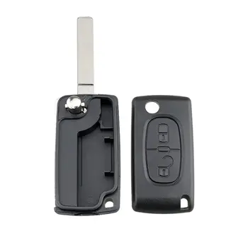 

Car Accessories01B Fits For Citroen C2 C3 Xsara Picasso C4 2 Button Key Fob Remote Case Va2 Blade Shell Cover Key Protector