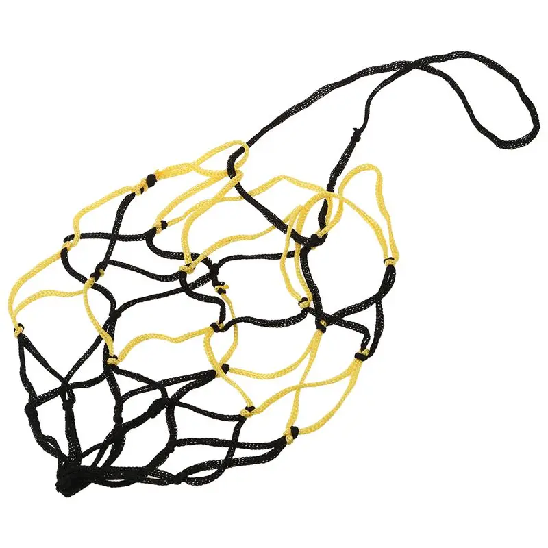 5PCS Nylon Net Bag Ball Carrier for 1 Volleyball Basketball Football Soccer